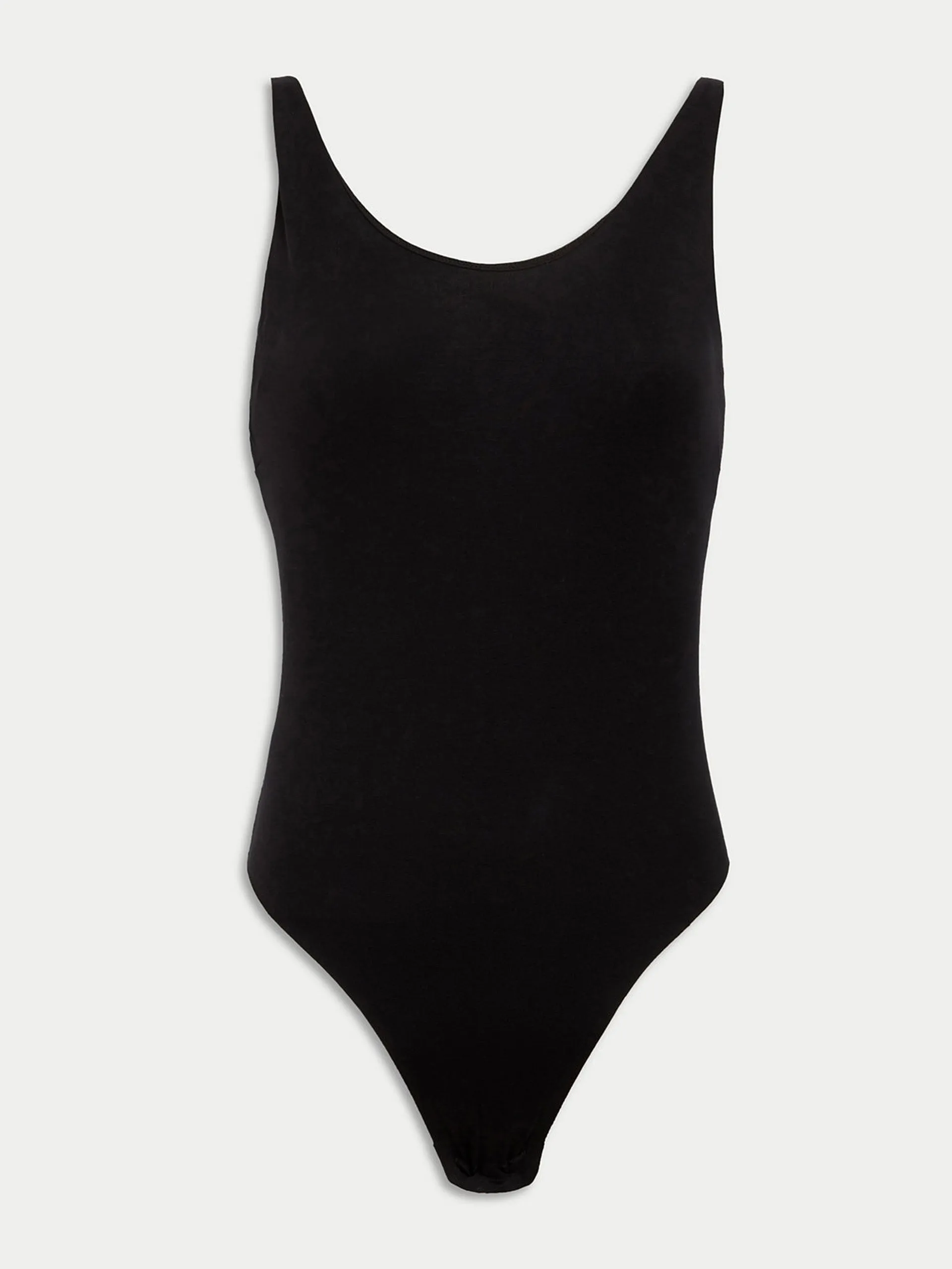 Cotton rich light control secret support bodysuit